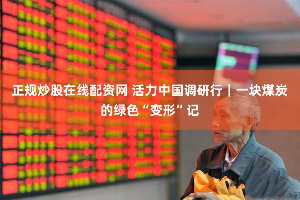 正规炒股在线配资网 活力中国调研行｜一块煤炭的绿色“变形”记